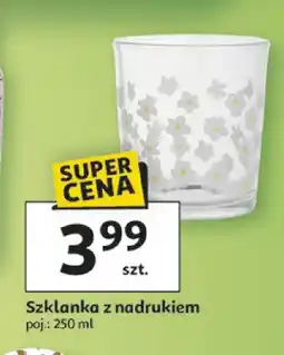 Auchan Szklanka z nadrukiem oferta