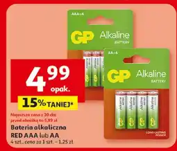 Auchan Bateria alkaliczna RED AAA lub AA oferta
