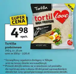 Auchan Tortilla proteinowa oferta