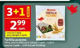 Auchan Tortilla pszenna oferta