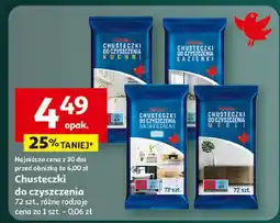 Auchan Chusteczki do czyszczenia oferta