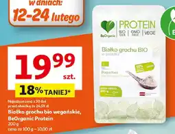 Auchan Białko grochu bio wegańskie, BeOrganic Protein oferta