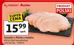Auchan Sznycle z fileta z indyka oferta