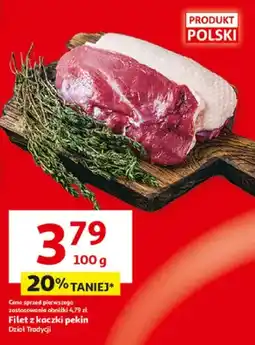 Auchan Filet z kaczki peklą oferta