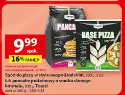 Auchan Spód do pizzy w stylu neapolitańskim, lub pancake proteinowy o smaku słonego karmelu oferta