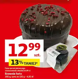 Auchan Brownie keto oferta