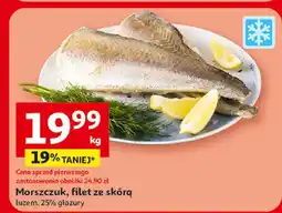Auchan Morszczuk, filet ze skórą luzem, 25% glazury oferta