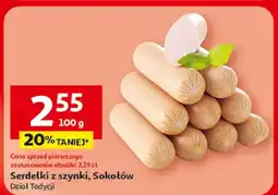 Auchan Serdelki z szynki Dział Ładycji oferta