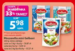 Auchan Mozzarella mini różne rodzaje oferta