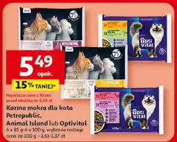 Auchan Karma mokra dla kota Petrepublic, Animal Island lub Optivital oferta