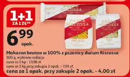 Auchan Makaron brązowy w 100% z pszenicy durum wybrane rodzaje oferta
