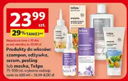 Auchan Produkty do włosów: szampon, odżywka, serum, peeling lub maska oferta