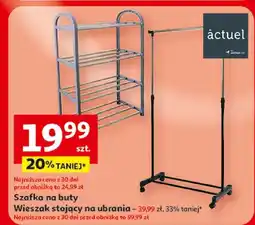 Auchan Szafka na buty, wieszak stojący na ubrania oferta