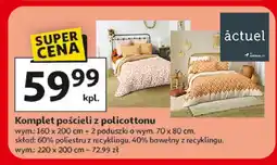 Auchan Komplet pościeli z poliestronu oferta