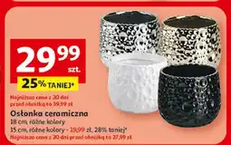 Auchan Osłonka ceramiczna różne kolory oferta