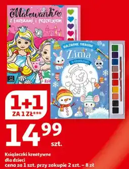 Auchan Książeczki kreatywne dla dzieci oferta