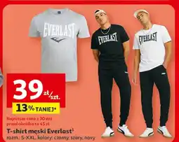 Auchan T-shirt męski Everlast oferta