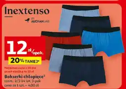 Auchan Bokserki chłopięce oferta