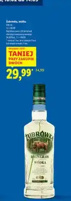 Lidl Wódka Żubrówka Bison Grass oferta