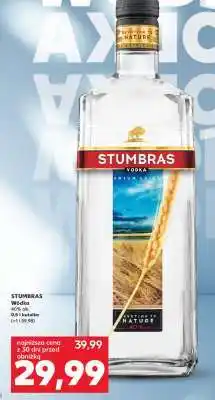 Kaufland STUMBRAS wódka oferta