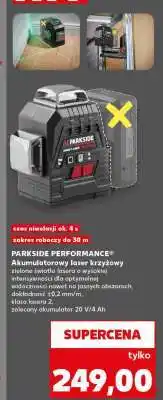 Kaufland PARKSIDE PERFORMANCE Akumulatorowy laser krzyżowy oferta