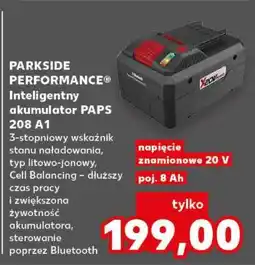 Kaufland PARKSIDE PERFORMANCE Inteligentny akumulator PAPS 208 A1 oferta