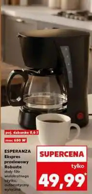 Kaufland ESPERANZA Ekspres przelewowy Robusta oferta