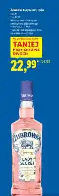 Lidl Żubrówka Lady Secret, likier oferta