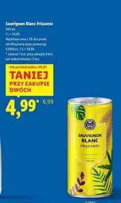 Lidl Sauvignon Blanc Frizzante oferta