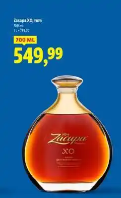 Lidl Zacapa XO, rum oferta