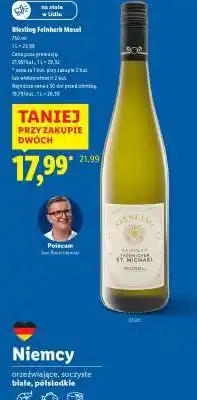 Lidl Riesling Feinherb Mosel oferta