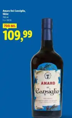 Lidl Amaro Del Cansiglio, likier oferta