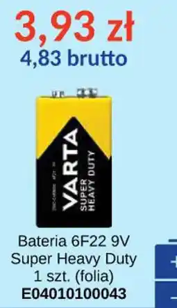 AT Varta Bateria 6F22 9V Super Heavy Duty oferta