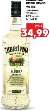 Kaufland Żubrówka Bison Grass Wódka smakowa 37,5% alk oferta
