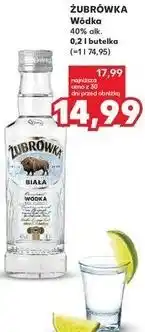 Kaufland Żubrówka Biała Wódka 40% alk oferta