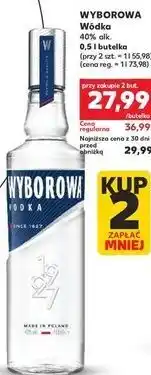 Kaufland Wyborowa Wódka 40% alk. 0,5 l butelka oferta