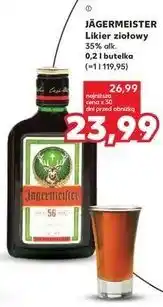 Kaufland Jägermeister Likier ziołowy oferta