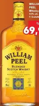 Kaufland WILLIAM PEEL Whisky 40% alk. 1 l butelka oferta
