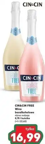 Kaufland Wino bezalkoholowe CIN&CIN Free (różne rodzaje) oferta