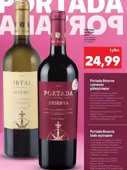 Kaufland Wino Portada Reserva oferta