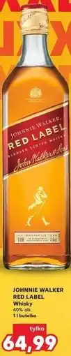 Kaufland JOHNNIE WALKER RED LABEL Whisky oferta