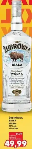 Kaufland ŻUBRÓWKA BIAŁA Wódka oferta