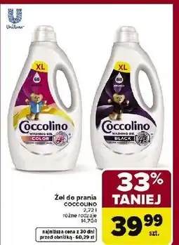 Carrefour Żel do prania black Coccolino oferta