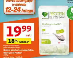 Auchan Białko grochu bio w proszku Beorganic oferta