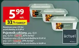 Auchan Pojemnik szklany prostokątny 1.1 l Actuel oferta