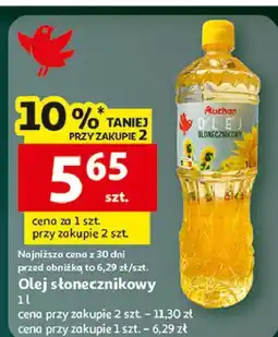 Auchan Olej słonecznikowy Auchan oferta