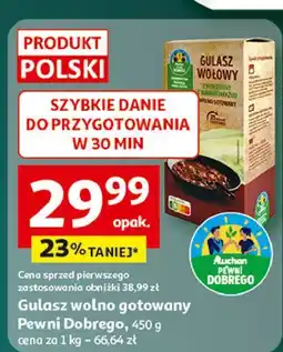 Auchan Gulasz wołowy Auchan Pewni Dobrego oferta