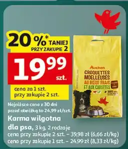 Auchan Karma dla psa z wołowiną Auchan Różnorodne (Logo Czerwone) oferta