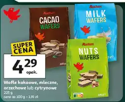 Auchan Wafelki cytrynowe Auchan oferta