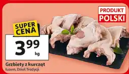 Auchan Grzbiety z kurczaka oferta